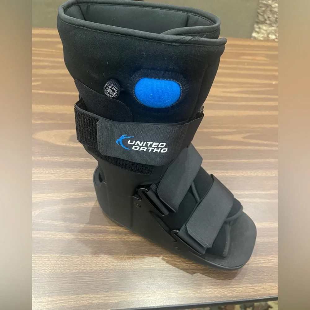 Men’s Black Medical Walking Boot